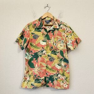 POLO RALPH LAUREN Vintage Caldwell Shirt Floral Camp Hawaiian Aloha